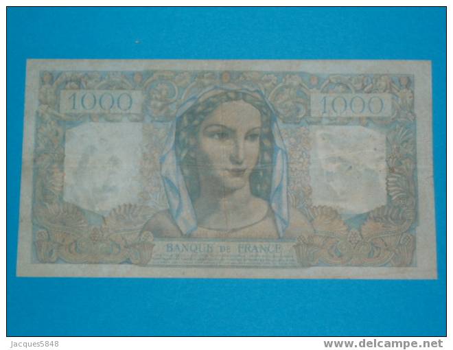 Billet) 1.000fr Minerve Et Hercule - 9/1/1947 - Date Tres Rare    - Tres Tres Beau Billet - 1 000 F 1945-1950 ''Minerve Et Hercule''