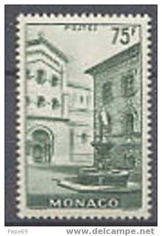 MONACO N° 398 X Vues De La Principauté  Trace De Charnière Sinon TB - Unused Stamps