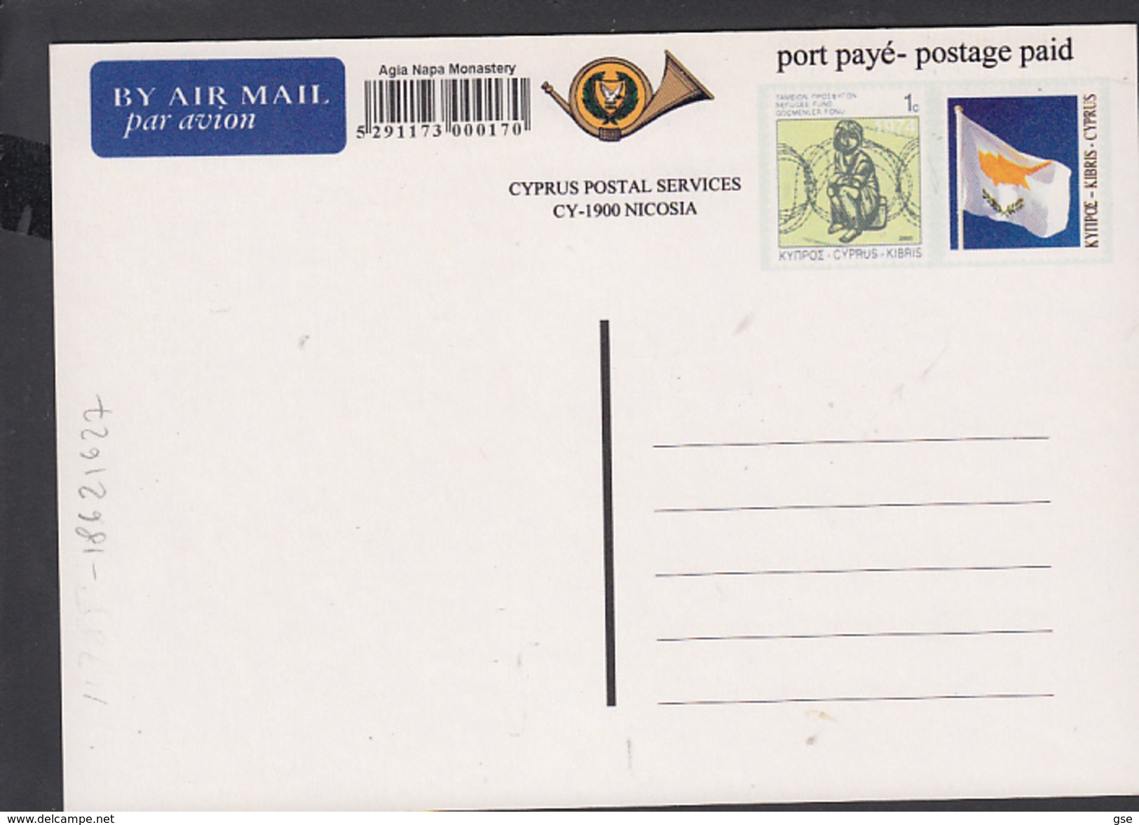 CIPRO 2000 - Intero Postale - Rifuguato - Covers & Documents