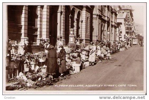 CAPE TOWN FLOWER SELLERS ADDERLEY STREET 501722 - South Africa