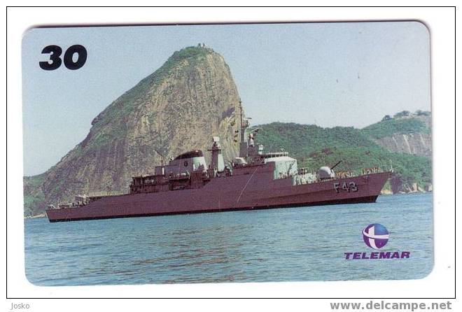 WAR SHIP - Warship - Navire De Guerre - Kriegsschiff - Buque De Guerra - Nave Da Guerra -bateau -Brasil- See Description - Barcos