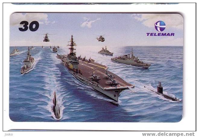 AIRCRAFT CARRIER - Porte-Avions - Flugzeugträger - Portaviones - Ship- Warship - Bateau- Helicopter Helicoptere - Brasil - Boten