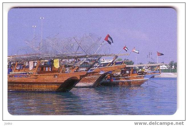 SHIP - Bateau - Schiff - Ships - Bateaux - Boat - Barca - Barco - Navire - United Arab Emirates Chip Card - Barcos