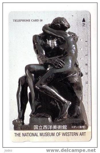 AUGUSTE RODIN Francais Sculpteur - RARE Japan Card - Art – Arte – Sculpture - Sculpter - Sculptures- Escultura -sculptor - Cultural