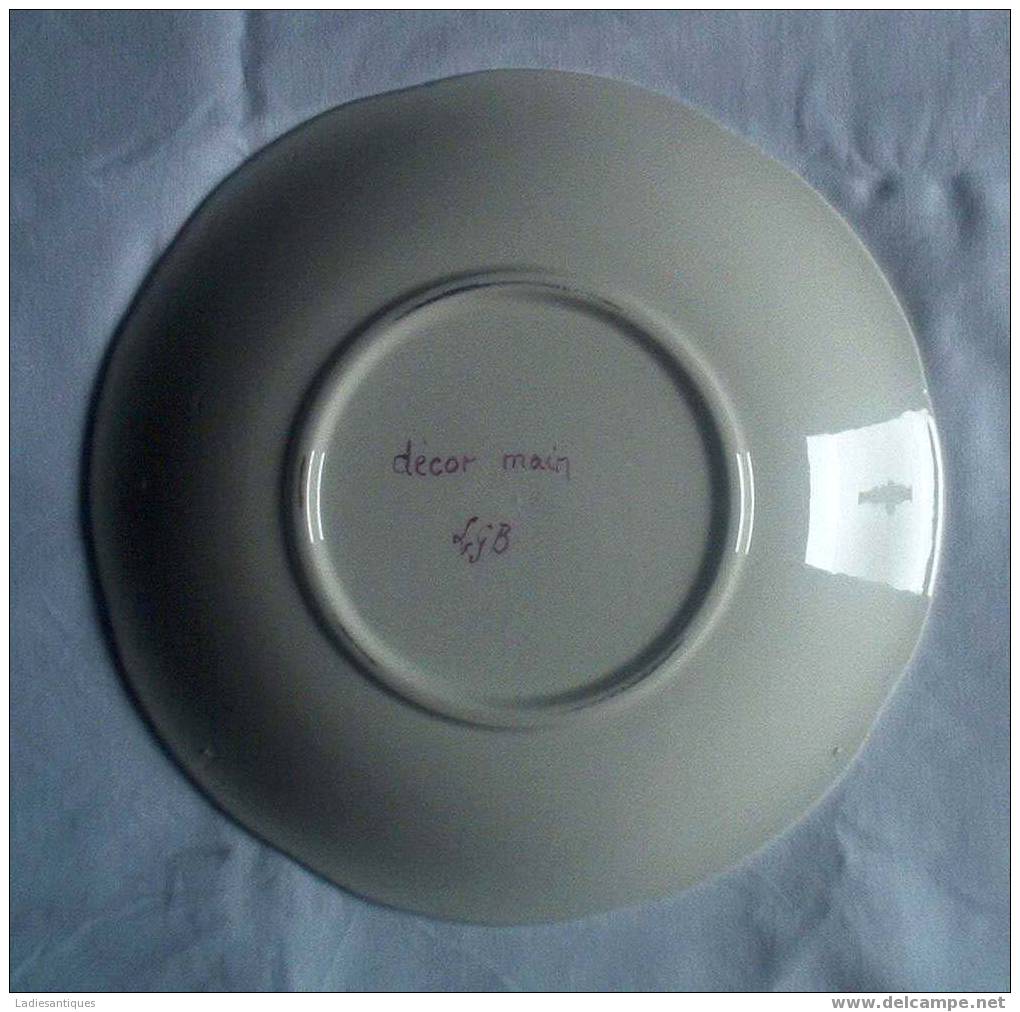 Luneville - Assiette - Bord - Plate - AS 1344 - Lunéville (FRA)