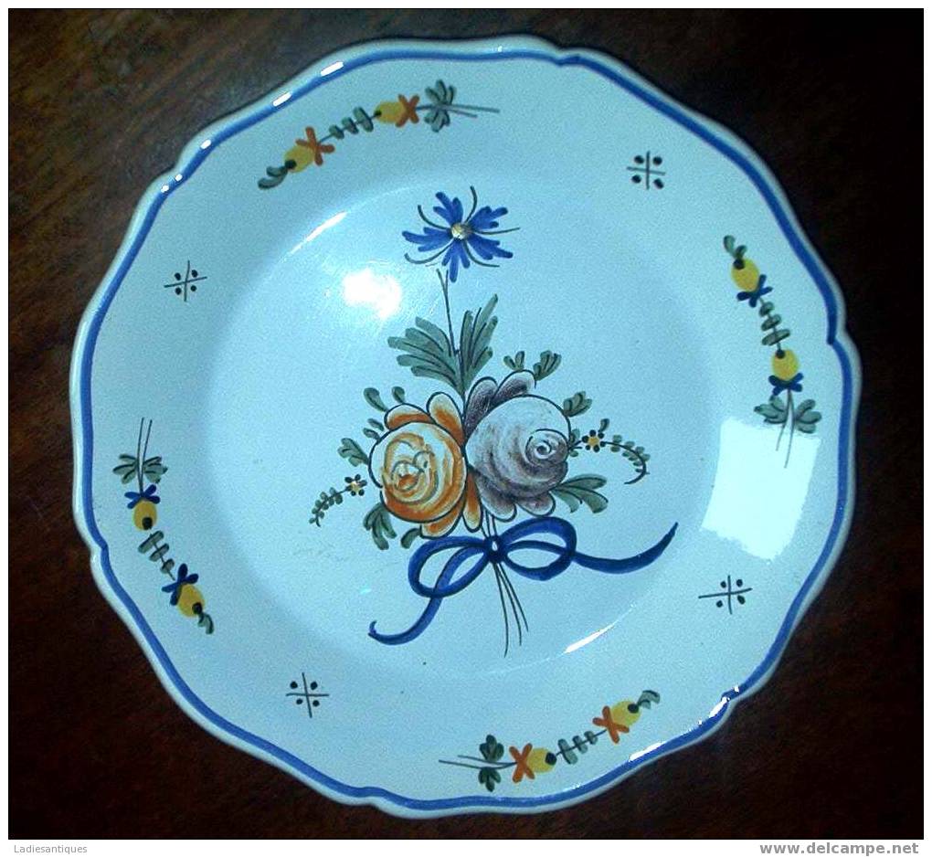 Nevers ? Assiette - Bord - Plate - AS 1575 - Nevers (FRA)