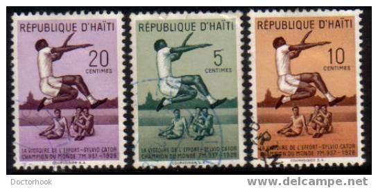 HAITI   Scott   #  421-3  F-VF USED - Haití