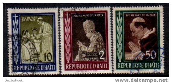 HAITI   Scott   #  444-6  F-VF USED - Haïti