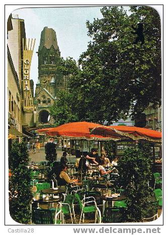 Cp BERLIN Kurfurstendam (café Terrasse) - Charlottenburg