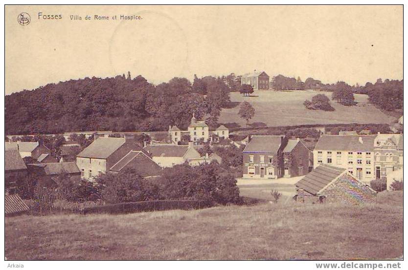 FOSSES = Villa De Rome Et Hospice  (Nels) 1923 - Fosses-la-Ville