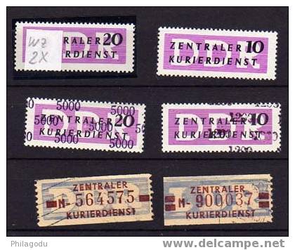 DDRe  1956,   Dienst Marken - Other & Unclassified