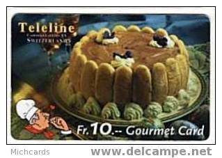 Teleline - GATEAU (num 2711121) - Carte Telephonique Prepayee (prepaid) - Suisse