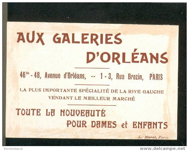 Paris Belle Chromo Dorée Thème  Gendarme Arme à Feu Chien Dessin Très Fin - Autres & Non Classés