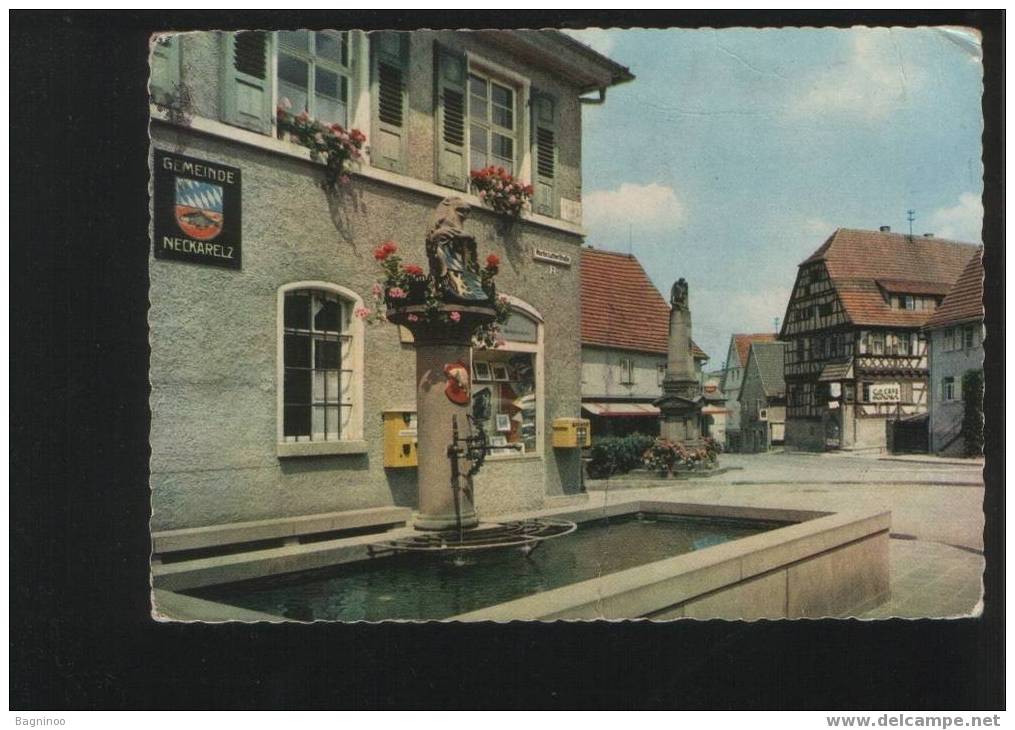 NECKARELZ Postcard GERMANY TYPICAL HOUSE - Mosbach