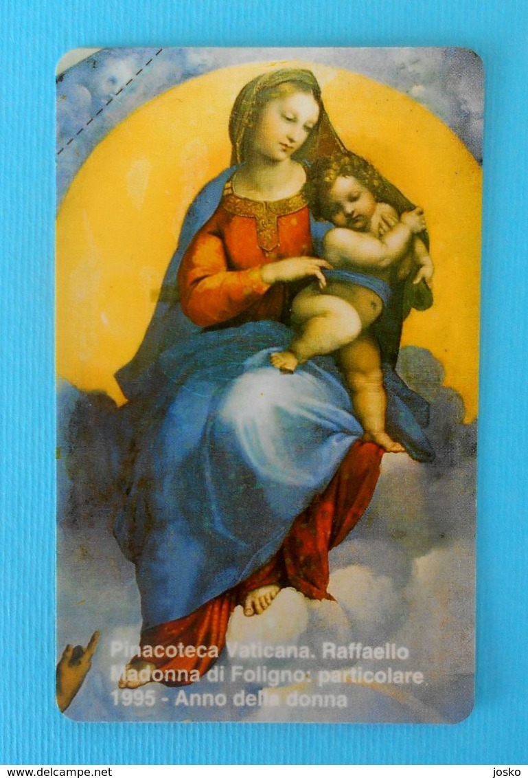 VATICAN  SCV 13 ( MINT CARD ) ** Pinacoteca Vaticana - RAFFAELLO ** Religion  - Children - Enfant - Child - Enfants - Vatican