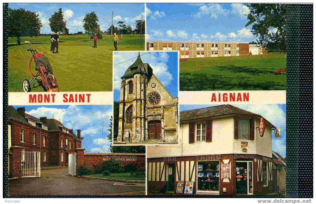 Mont Saint Aignan Le Village 7645102  Golf Tabac .... - Mont Saint Aignan
