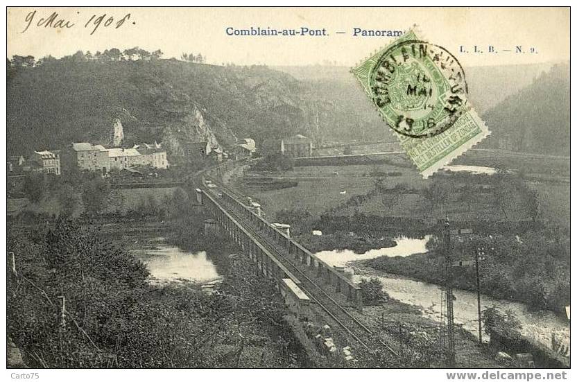 BELGIQUE - COMBLAIN Au PONT - Panorama - Chemin De Fer - Comblain-au-Pont
