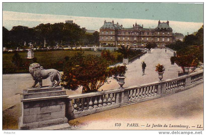 Paris - Jardin Du Luxembourg - Vers 1910 - Très Animée - Jamais Utilisée - Parks, Gardens