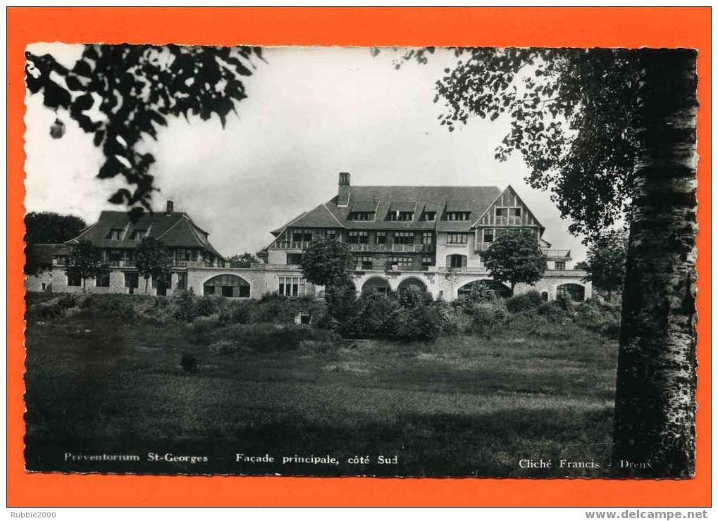 SAINT GEORGES MOTEL PREVENTORIUM FACADE PRINCIPALE COTE SUD CARTE PHOTO EN BON ETAT - Saint-Georges-Motel