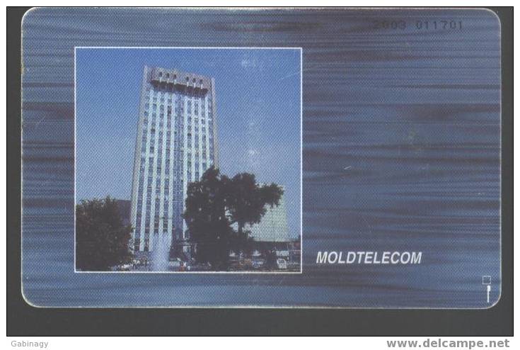 MOLDOVA - MOL-16 - MOLTELECOM BUILDING - 52.500EX. - NOT PERFECT - Moldavië