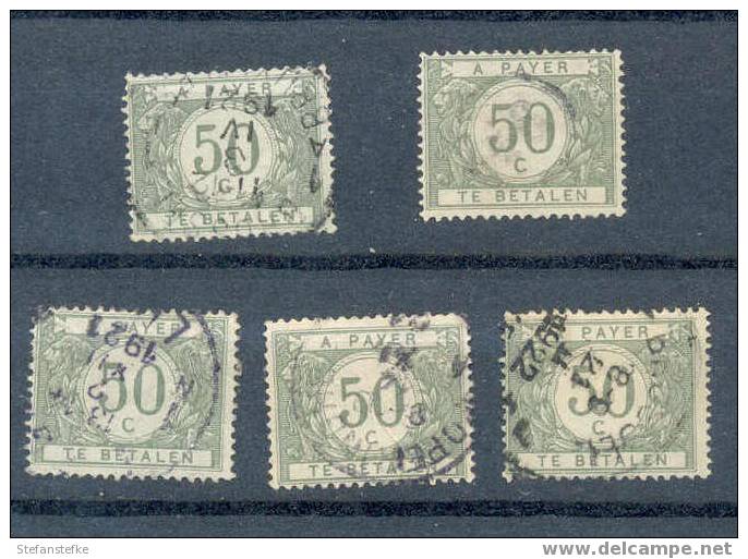 Belgie Ocb Nr : TX 31 A Gestempeld  (zie  Scan) - Stamps