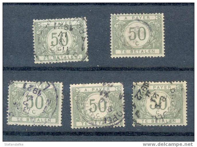 Belgie Ocb Nr : TX 31 A Gestempeld  (zie  Scan) - Timbres