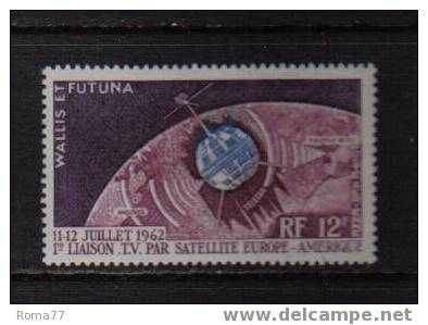 NC89d - WALLIS ET FUTUNA , SATELLITE  EUROPE AMERIQUE  *** - Unused Stamps