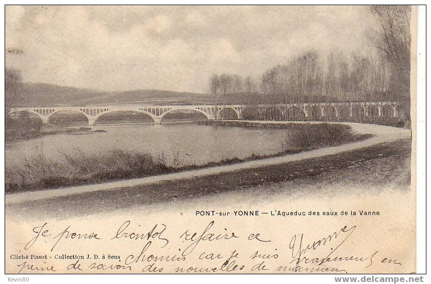89 PONT SUR YONNE L´Aqueduc Des Eaux De La Vanne - Pont Sur Yonne