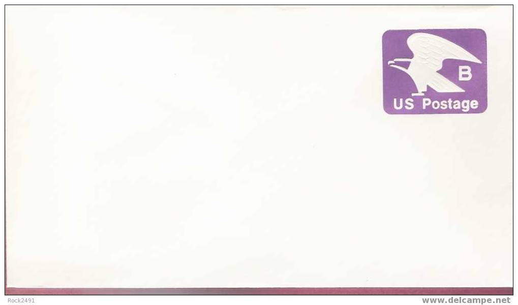 US Scott U592, 18-cent Small Envelope, "B" Postage, Mint - 1981-00