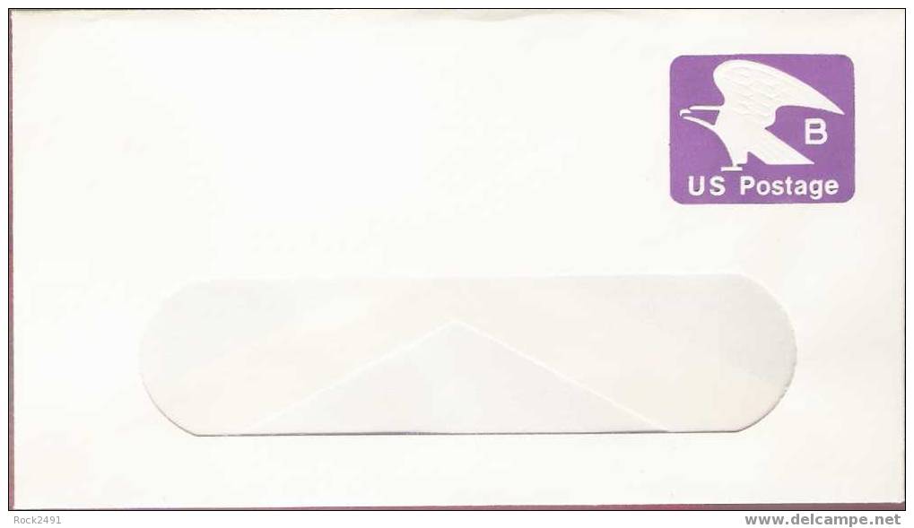 US Scott U592, 18-cent Large Window Envelope, "B" Postage, Mint - 1981-00