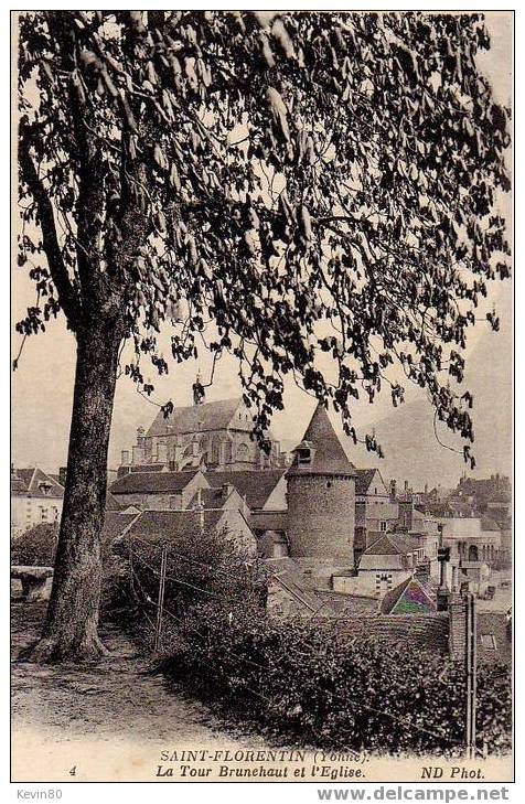 89 SAINT FLORENTIN La Tour Brunehaut Et L´Eglise - Saint Florentin