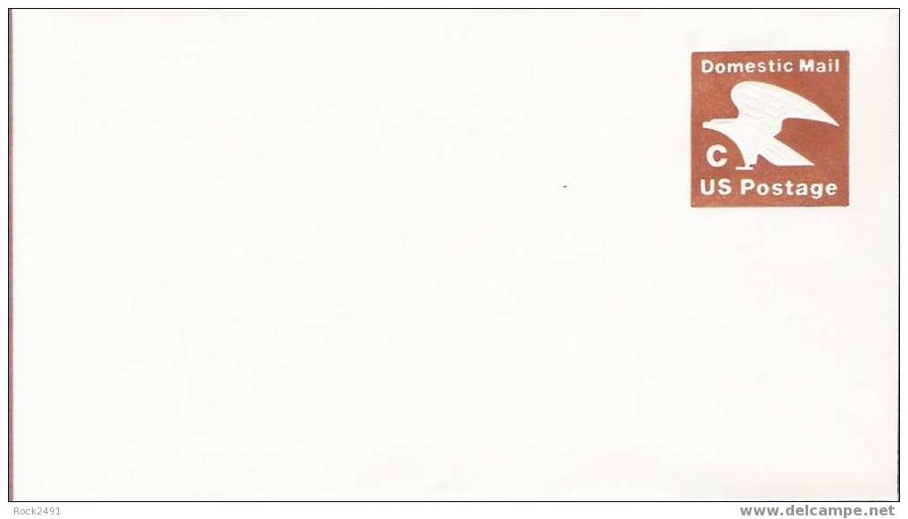 US Scott U594, 20-cent Small Envelope, "C" Postage, Mint - 1981-00