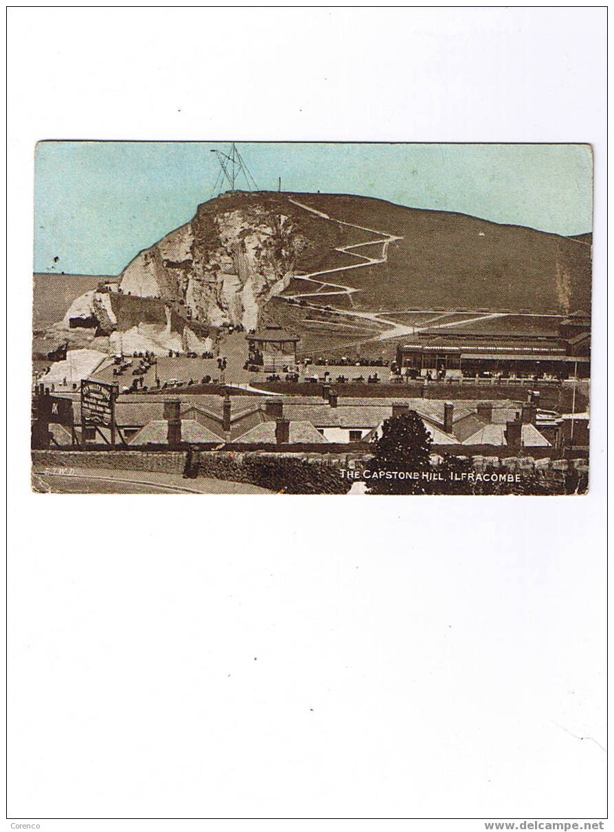 ILFRACOMBE    THE CAPSTONE HILL   Circulée   1905 - Ilfracombe