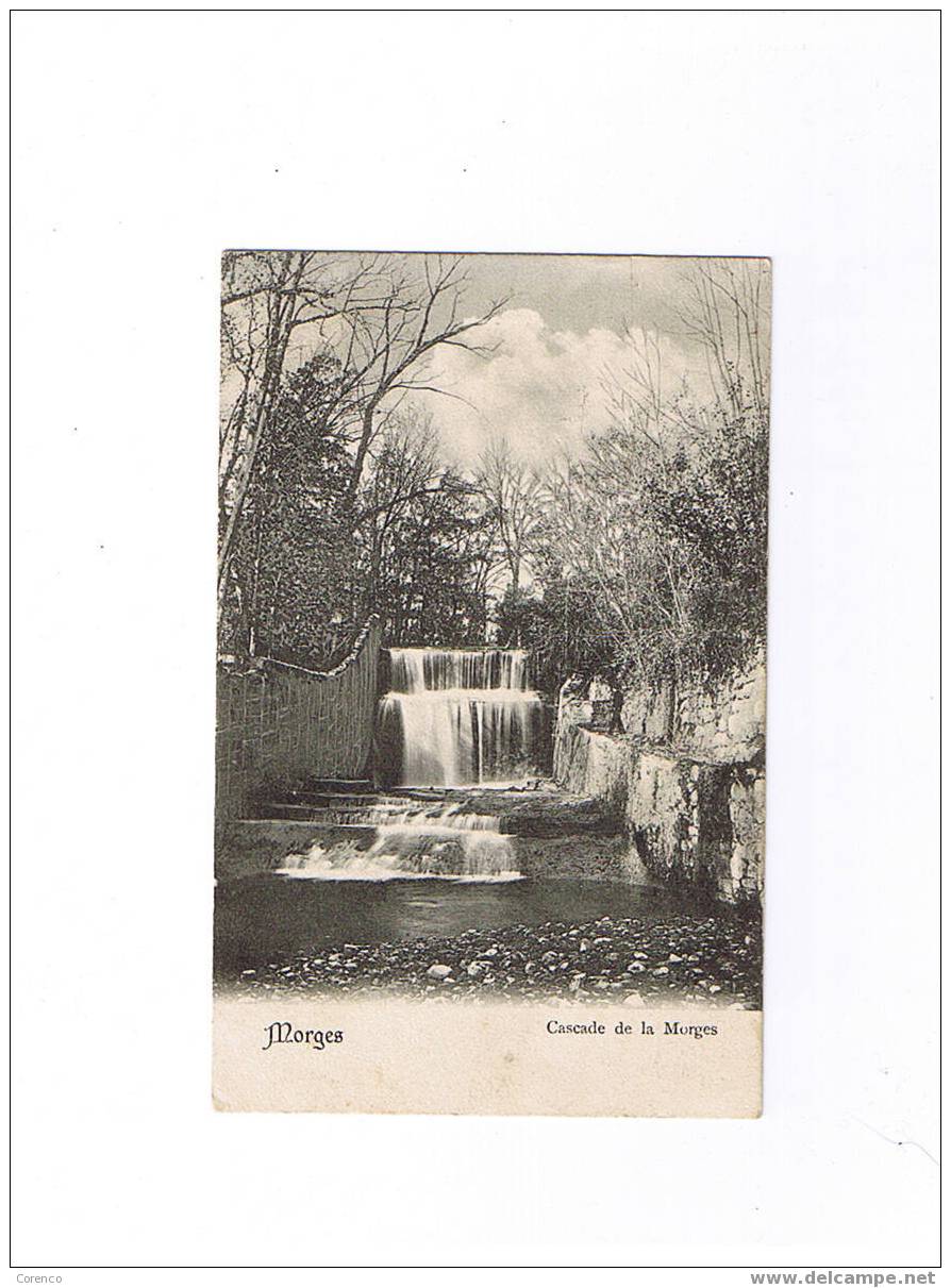 MORGES  CASCADE DE LA MORGES    Non écrite  Dos Non Séparé  Avant 1904 - Morges