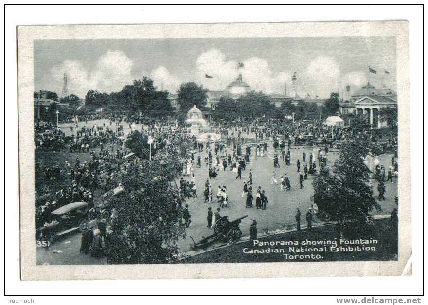 8295 - Panorama Showing Fountain Canadian National Exhibition - TORONTO - Toronto