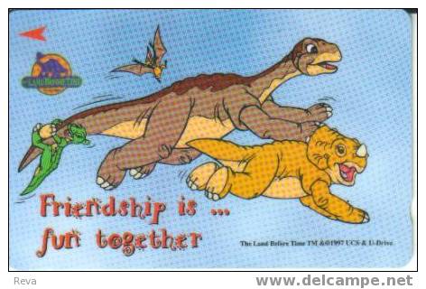 SINGAPORE $5  DINOSAUR  DINOSAURS  MOVIE  LAND BEFORE TIME  CARTOON  DISNEY  FRIENDSHIP TOGETHER  CODE:106SIGB - Singapour