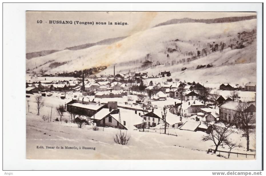 CPA---88-----BUSSANG----SOUS La NEIGE---- - Bussang