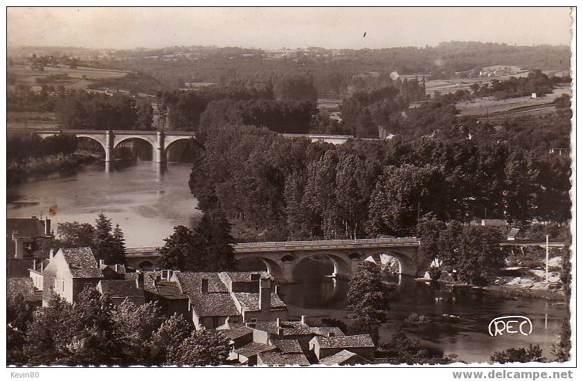 86 CHAUVIGNY La Vienne Et Les Deux Ponts - Chauvigny