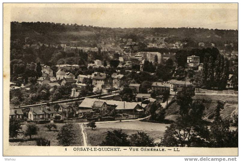 ORSAY-le-GUICHET   -   Vue Générale    (La Carte A Voyagé En 1933) - Orsay