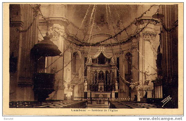 LAMBESC - Intérieur De L´Eglise - Lambesc