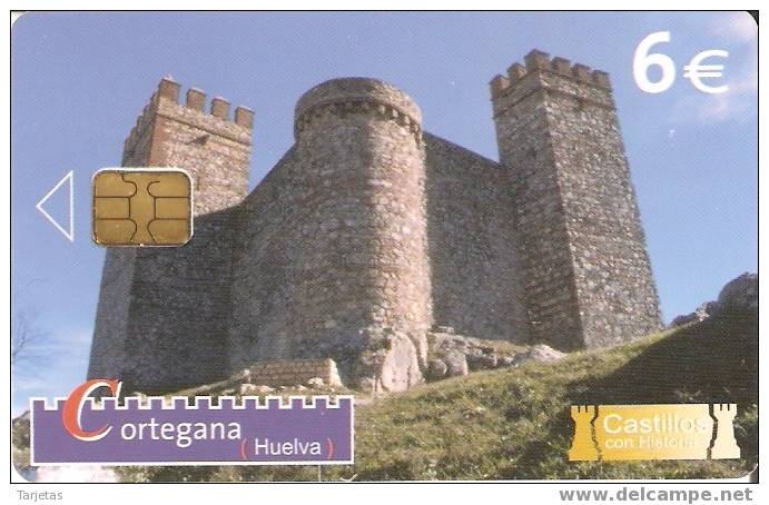 TARJETA CASTILLO CORTEGANA DE HUELVA Y DE TIRAJE 251000 - Kultur