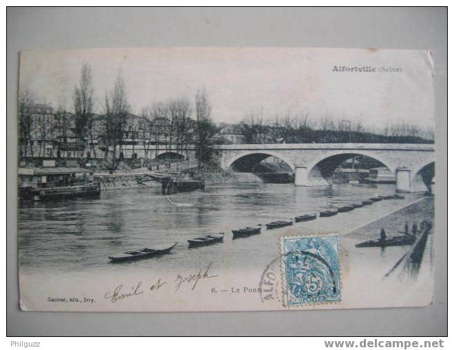 Carte Postale CPA 94 ALFORTVILLE LE PONT - Alfortville