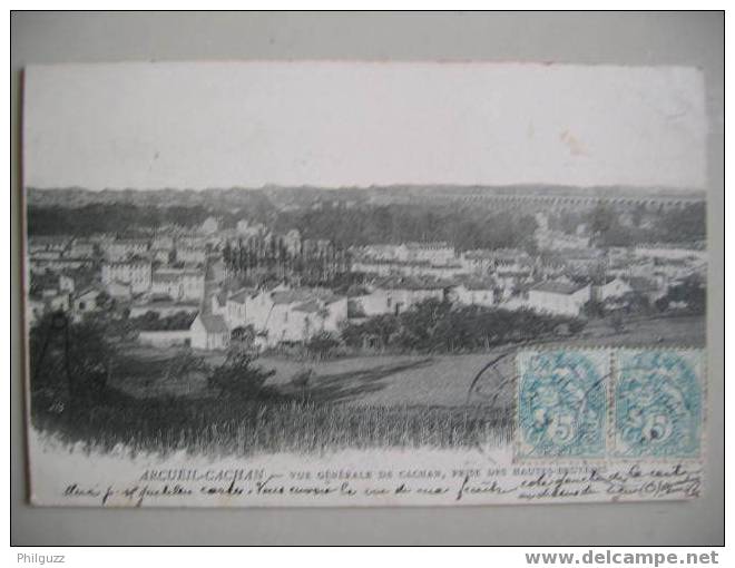 Carte Postale CPA 94 ARCUEIL CACHAN VUE GENERALE PRISE DES HAUTES BRUYERES - Arcueil