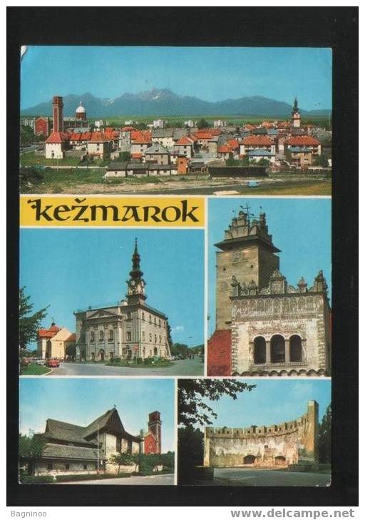 KEZMAROK Postcard CZECH REPUBLIC - Slowakei