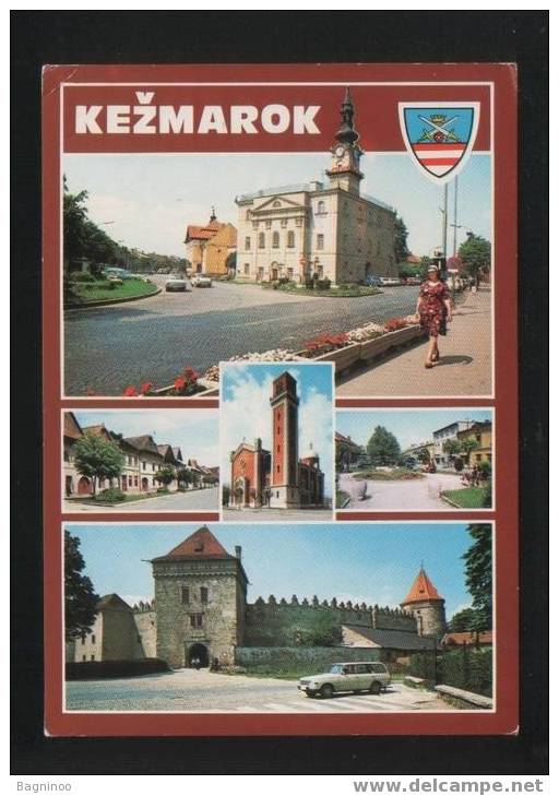 KEZMAROK Postcard CZECH REPUBLIC - Slovakia