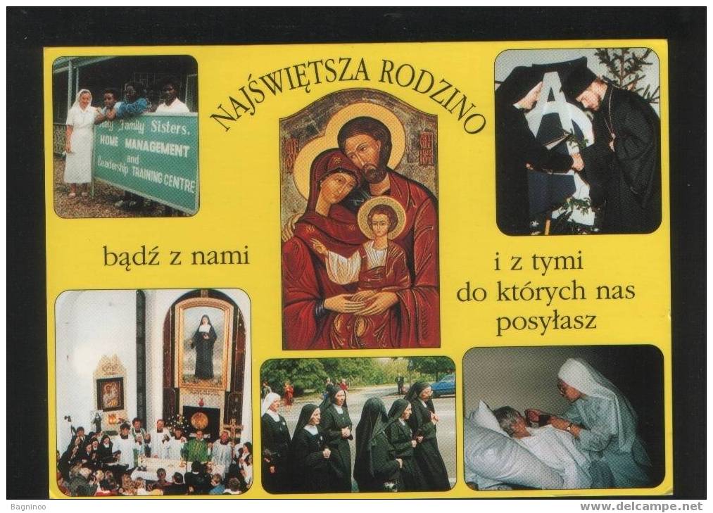 THE ORDER OF MISSIONARY SISTERS Postcard POLAND - Missions