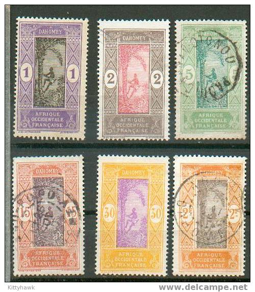 Daho 23 - YT 43 * /  44/46/48 Obli/ 51 NSG (no Gum)/ 58 Obli - Used Stamps