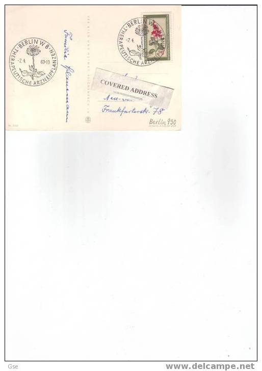 GERMANIA DDR 1960 - Yvert 471 - Annullo Speciale Illustrato - Other & Unclassified