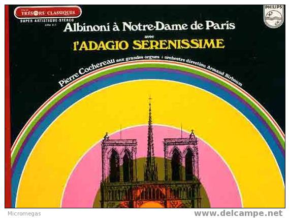 Albinoni à Notre-Dame De Paris. Cochereau. - Clásica