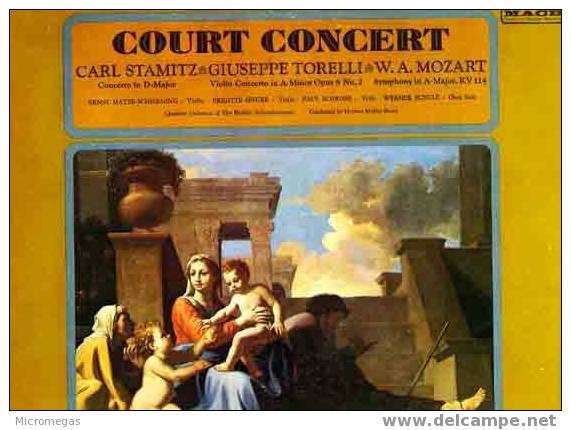 Court Concert : Stamitz, Torelli, Mozart - Klassiekers